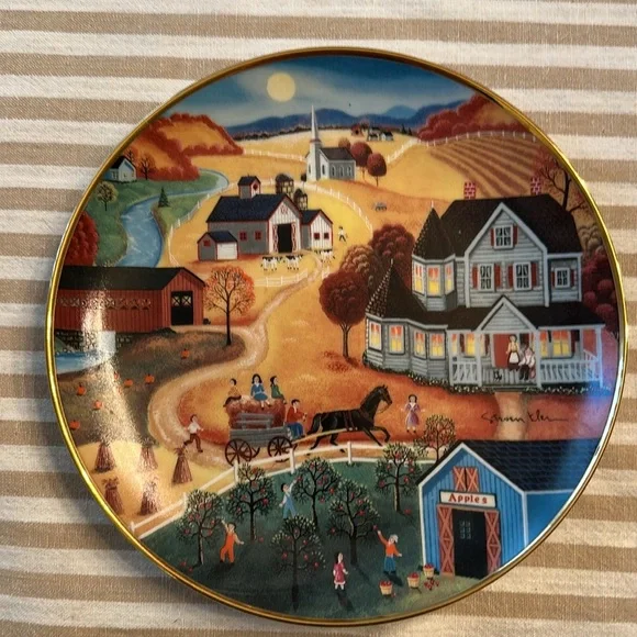 Vintage Franklin Mint plate set. Limited edition, signed & numbered - Picture 7 of 10